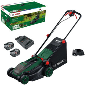 Bosch rasaerba a batteria ROTAK18V2-38 2x batteria PBA 18V 4.0Ah