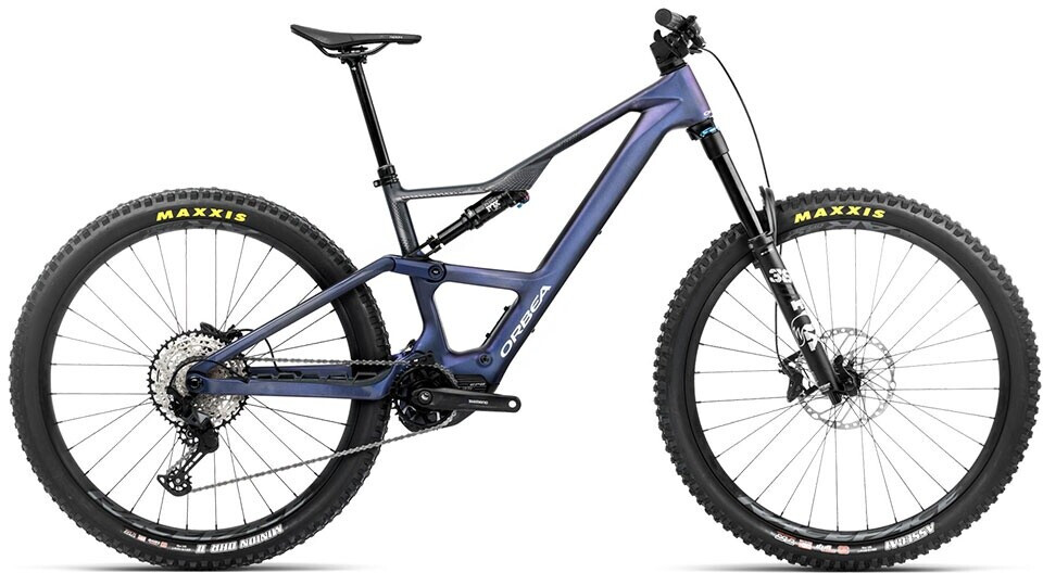 Orbea Rise LT M20 (2025) Tanzanite Carbon View – Carbon Raw