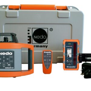 NEDO SIRIUS 1 HV (MAXX) in kit con Treppiede a manovella e Flexilatte – Laser rotante orizzontale e verticale