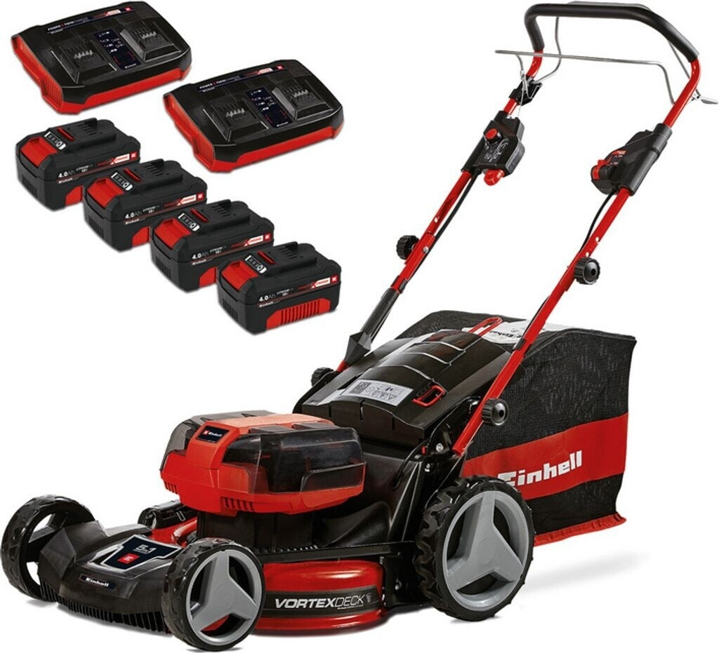 Einhell GE-CM 36/47 S HW Li (4 x batterie + 2 caricabatterie )
