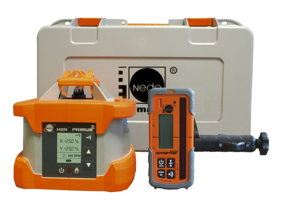 NEDO PRIMUS 2 H2N con Acceptor Digital – Laser rotante e a pendenza orizzontale
