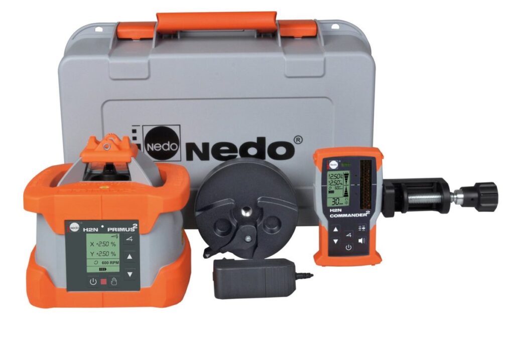 NEDO PRIMUS 2 H2N con Commandor 2 – Laser rotante e a pendenza orizzontale