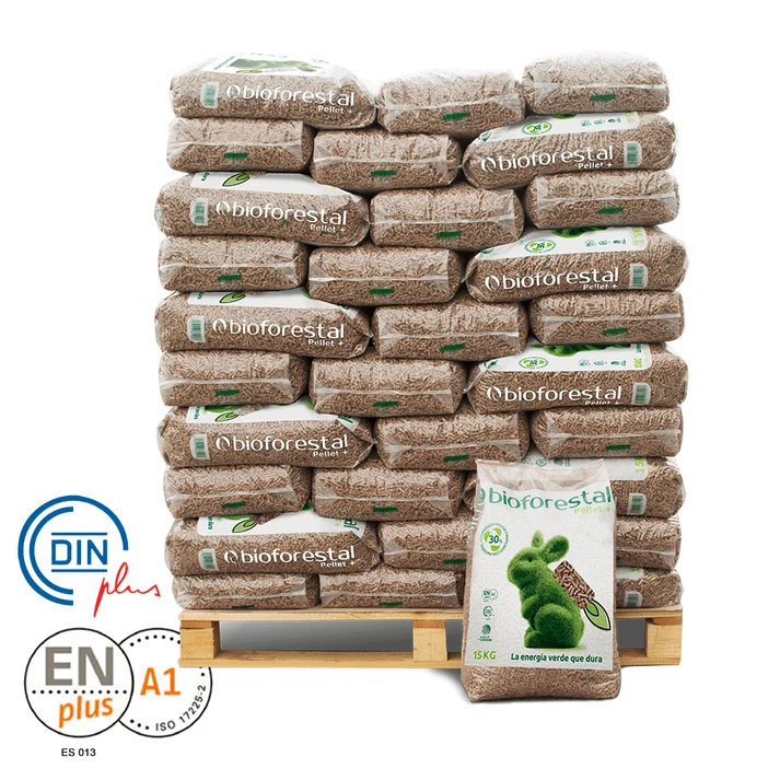 Pellet Bioforestal ENplus – Bancale 70 sacchi