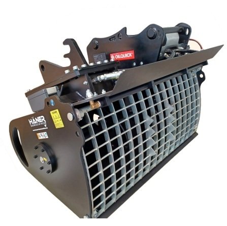 HÄNER HCM 300 R+B – Benna miscelatrice per pale gommate + escavatori