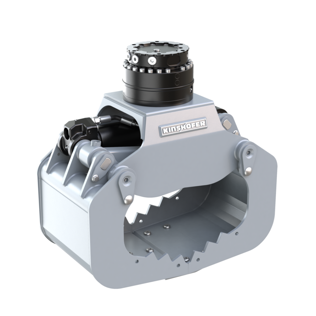 KINSHOFER A04H con MS03 – Pinza universale / multifunzione per escavatori fino a 4,0 t