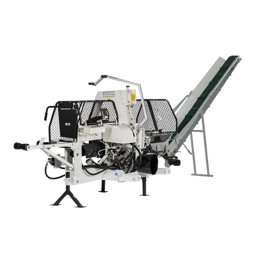 LUMAG SSA400Z – Macchina sega-spaccalegna con presa di forza e nastro trasportatore