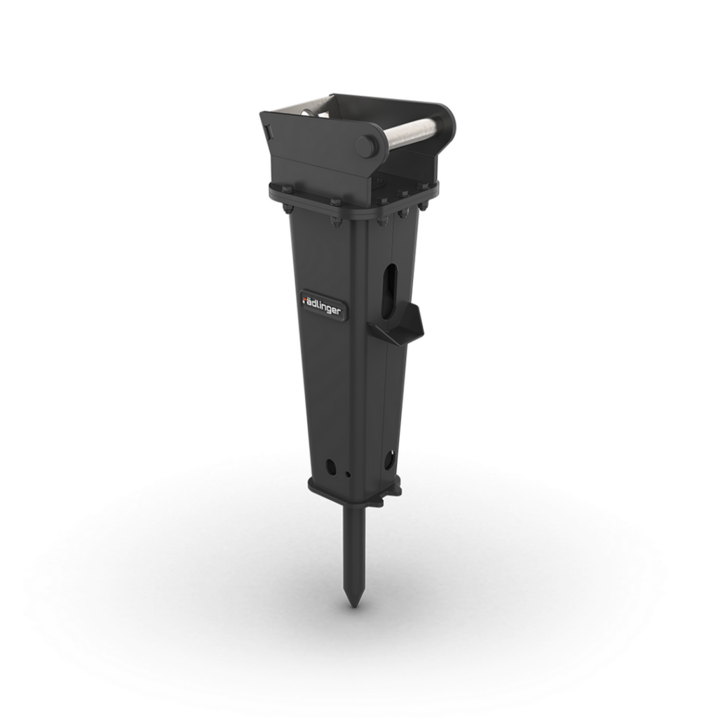 Rädlinger RHH02 con MS01 o MS03 – Martello idraulico da 100 kg