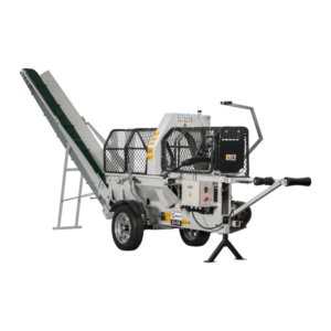 LUMAG SSA400E – Macchina sega-spaccalegna elettrica con nastro trasportatore