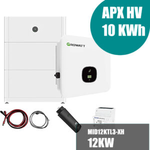 Growatt MID 12KTL3-XH 12kW Inverter ibrido trifase con 10kWh