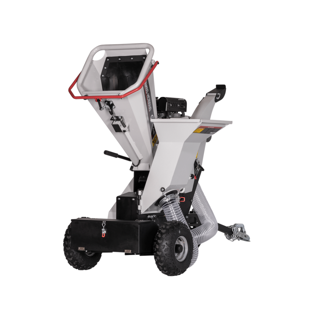 LUMAG RAMBO-HC10DUO – Trituratore combinato a benzina con tubo di aspirazione per foglie