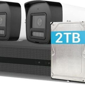 EZVIZ X5K+H3K(4K) POE NVR Kit Sistema di videosorveglianza bianco/nero