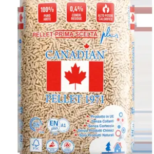 Pellet di abete Canadian ENplus A1 – Bancale 70 sacchi da 15 kg