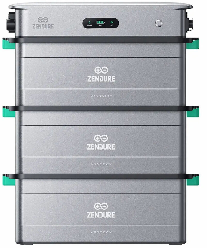 Zendure SolarFlow Set 2,88kWh 2400 AC con Batteria di espansione 11,52kWh 4x AB3000X